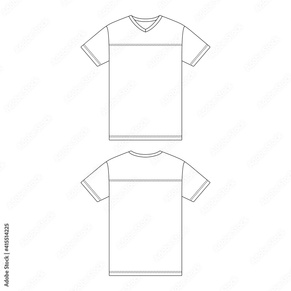 Printable Blank Football Jersey