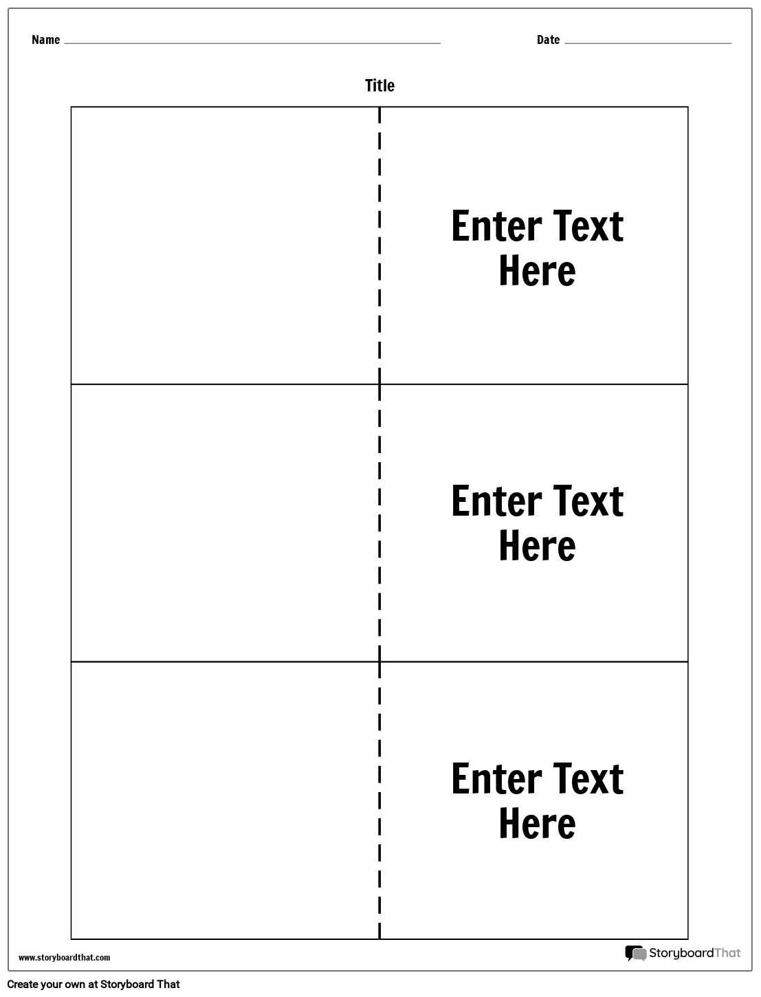 Storyboard That Flashcards Free Customizable Templates