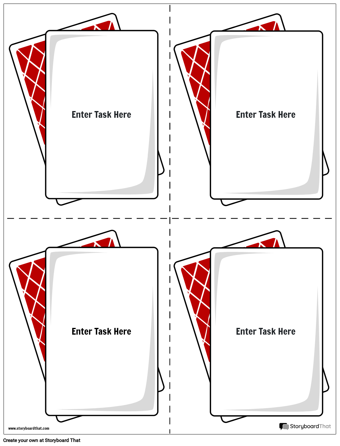 Printable Blank Task Cards