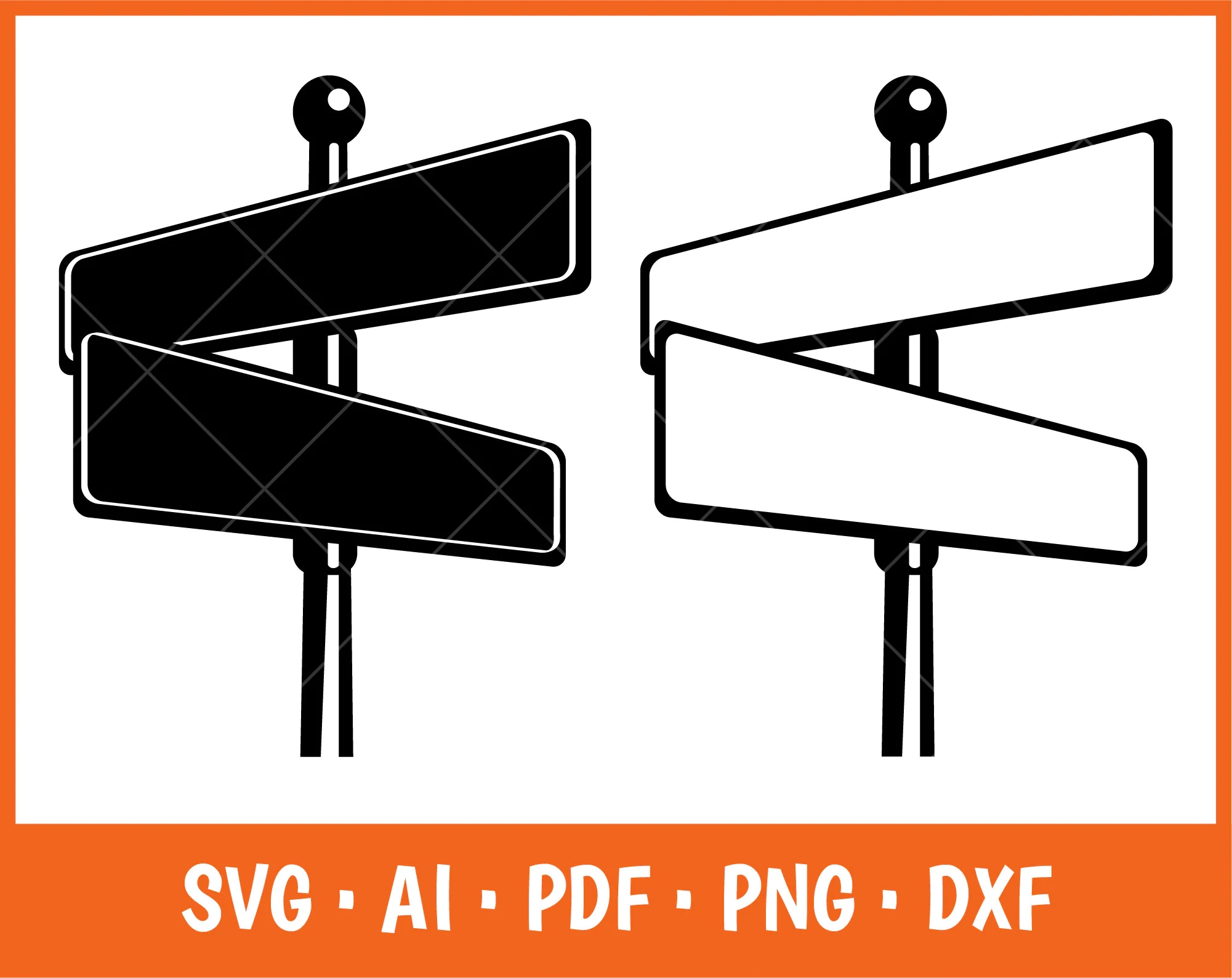 Street Sign Printable Blank