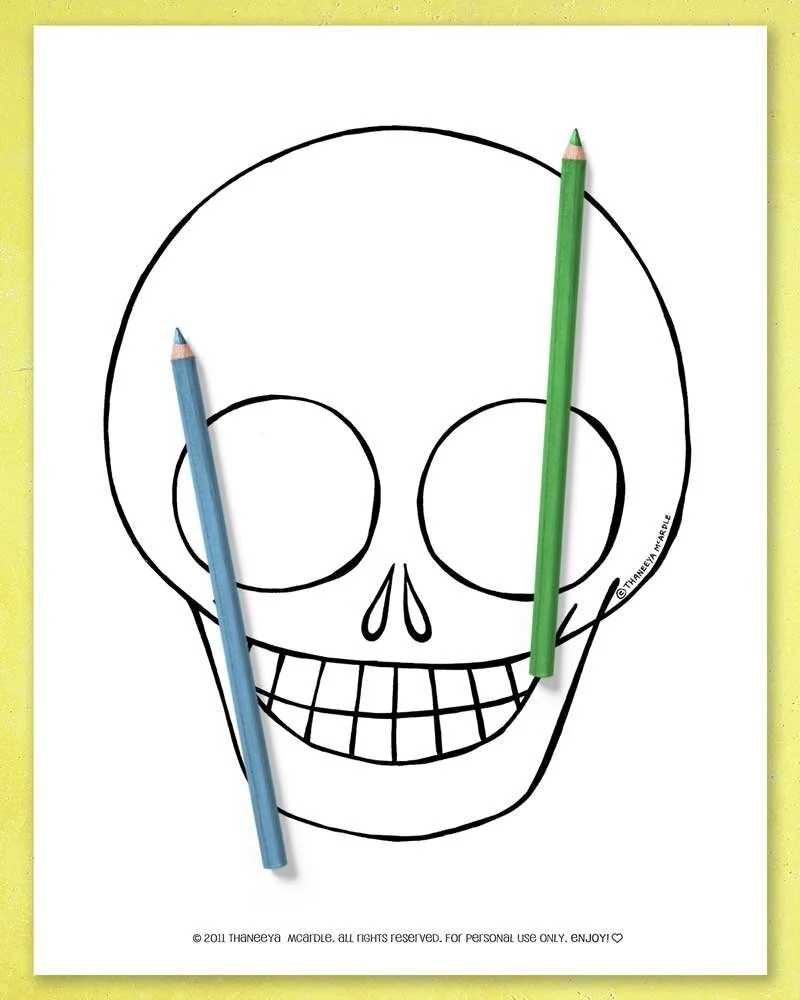 Sugar Skull Coloring Pages Detailed Day Of The Dead Coloring 