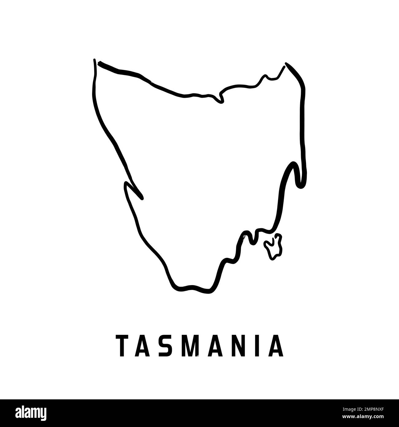 Printable Blank Map Of Tasmania