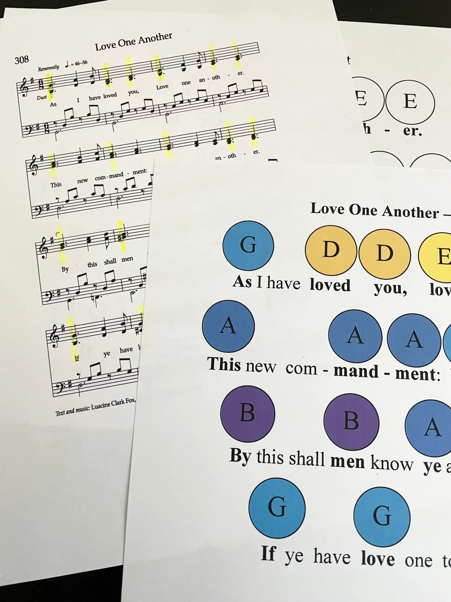 Handbells Blank Printables