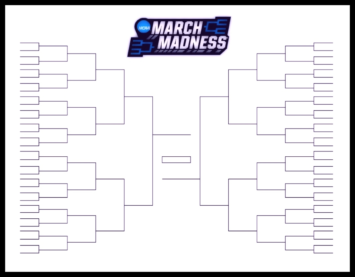 March Madness Blank Printable Bracket