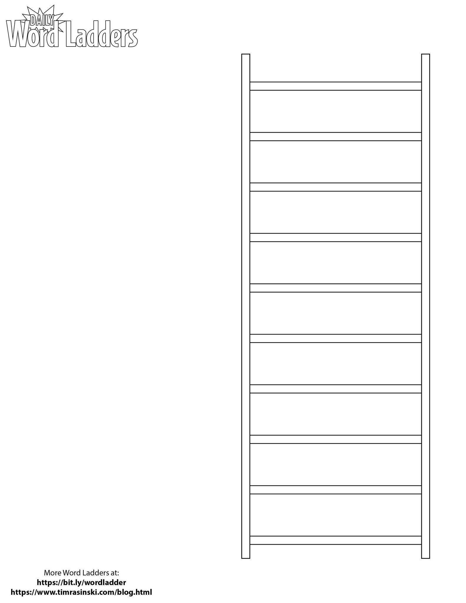 Tim Rasinski On X Word Ladder Wednesday I Made A Short Earth 