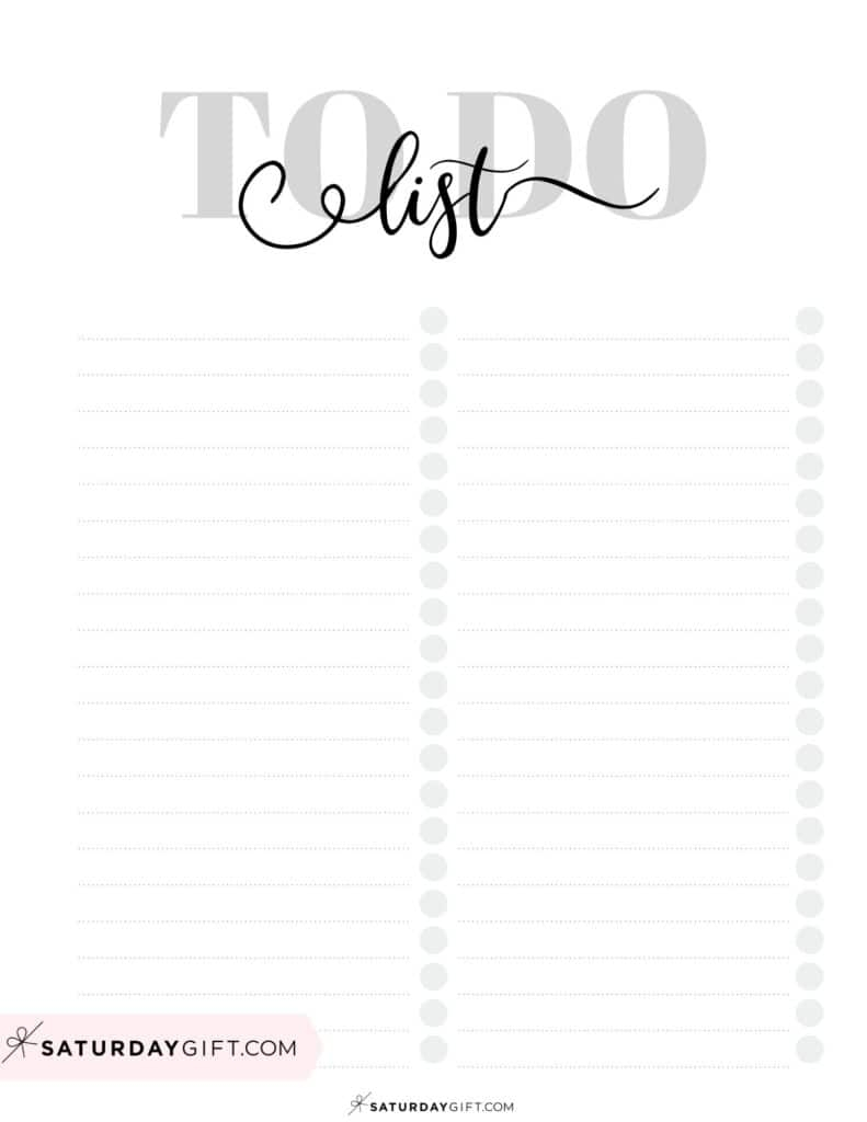 To Do List Template 29 Cute amp Free Printable To Do Lists 
