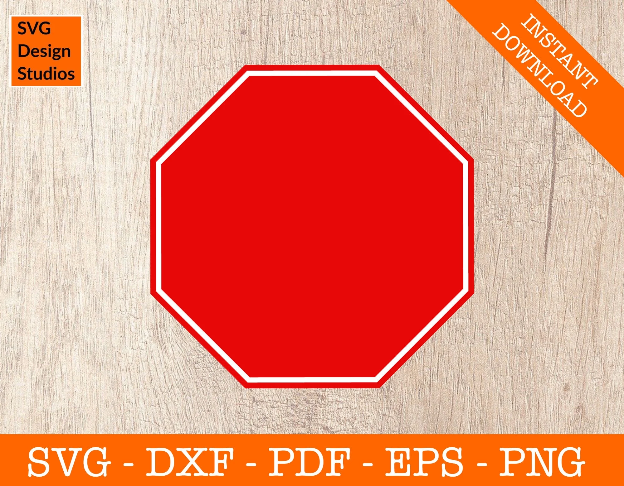 Printable Blank Stop Sign