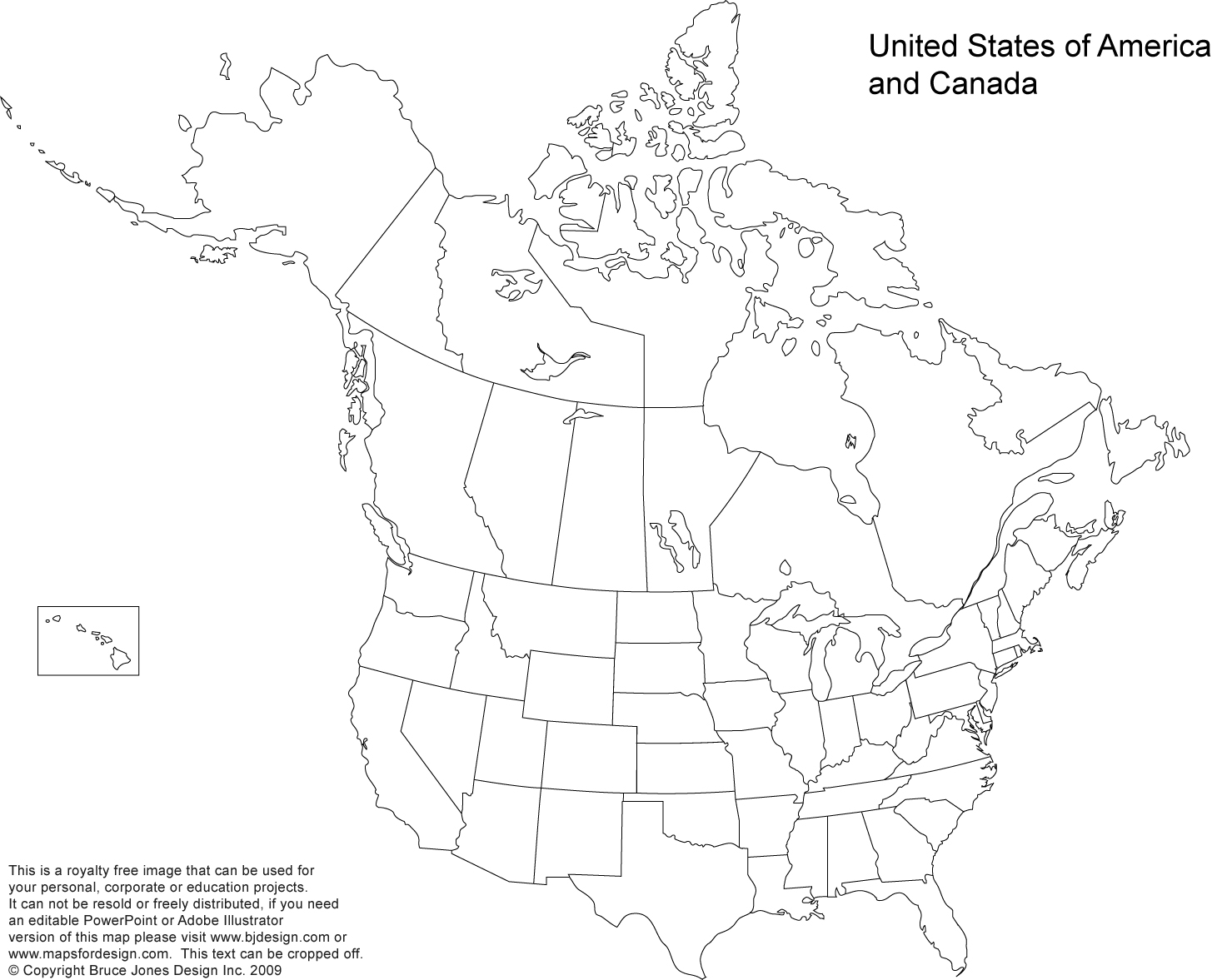 Blank East Coast Map Printable