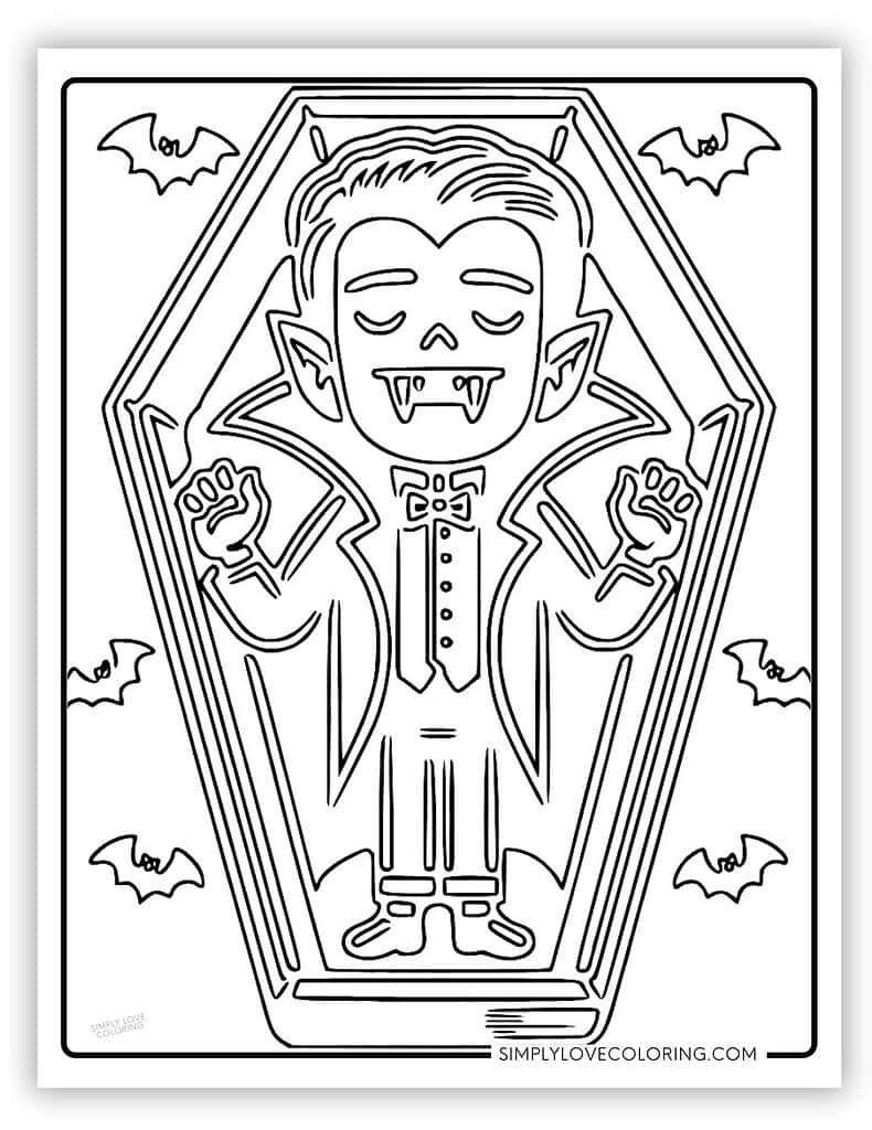 Vampire Printable Blank