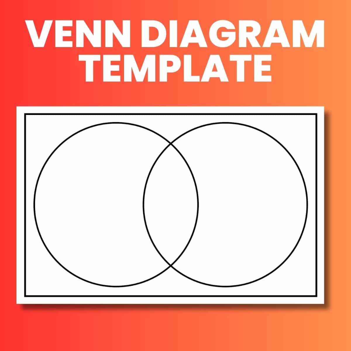 Blank Venn Diagram Free Printable
