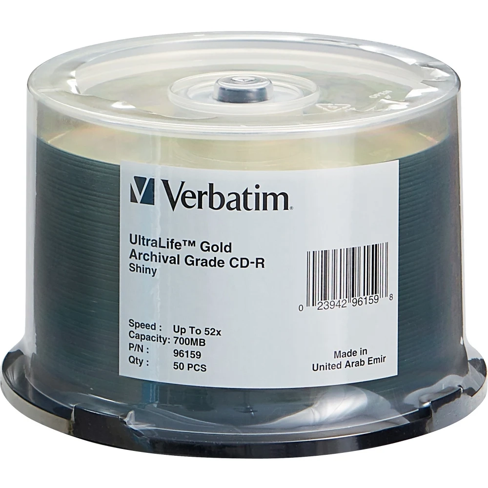 Verbatim CD R Spindle 700MB Pack Of 50 Office Depot
