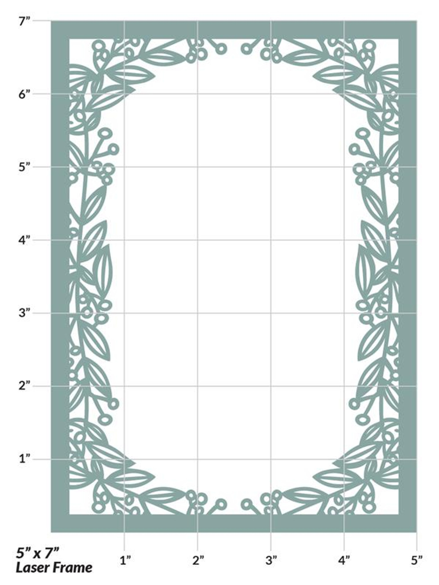 Vines Laser Invitation Frame Cards amp Pockets