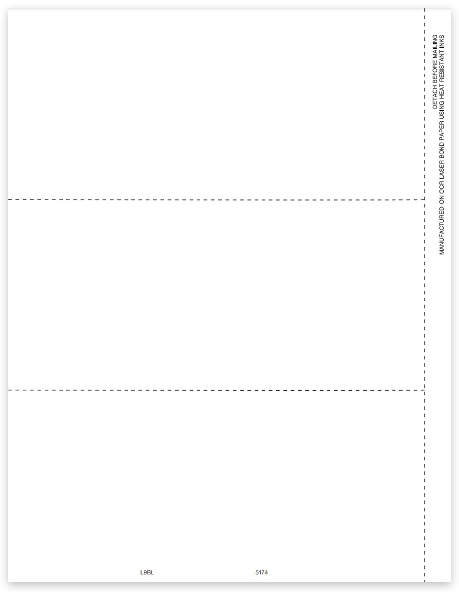 W2 Blank Perforated Form Paper Discount Tax Forms