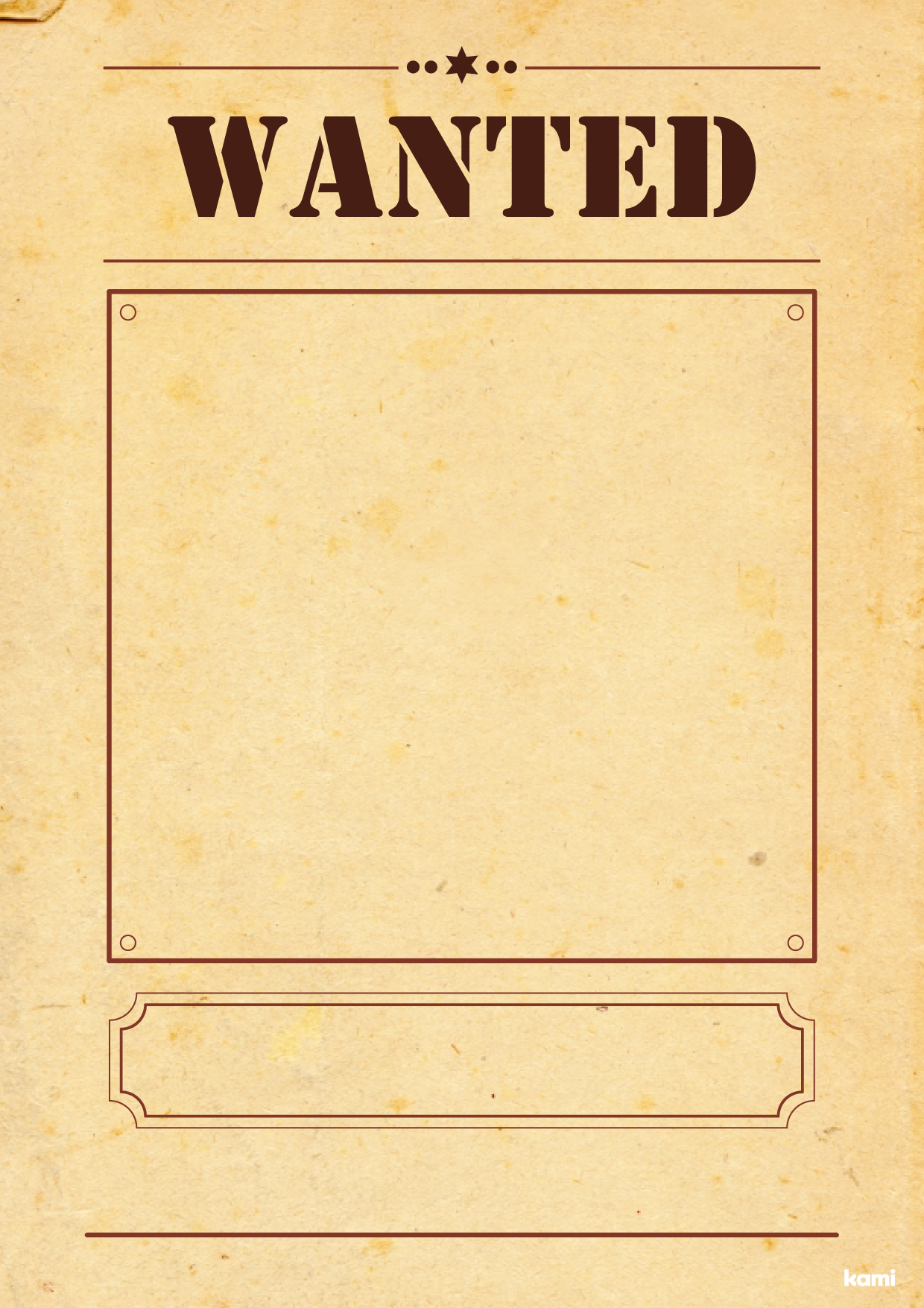Wanted Poster Template For Teachers Perfect For Grades 3rd 4th 