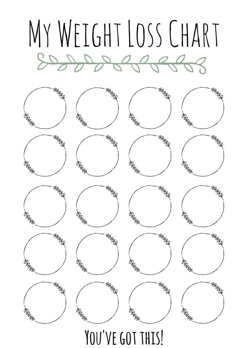 Weight Loss Tracker Printable