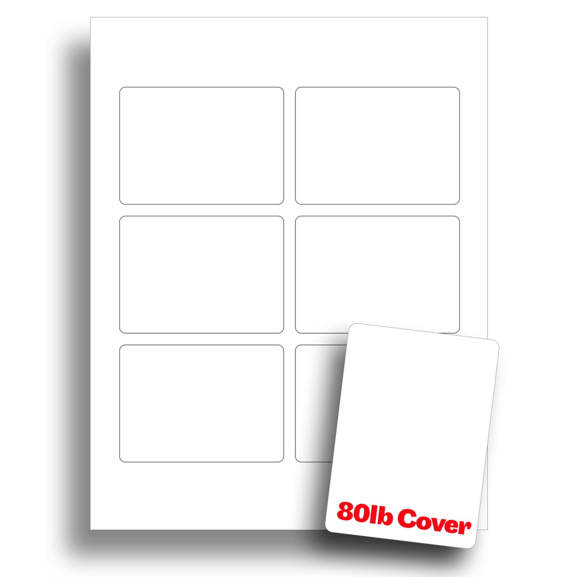 White Printable Playing Card Paper Blank Playing Cards For 