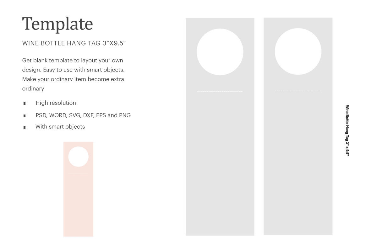 Wine Bottle Hang Tag Template Silhouette Studio Cricut 