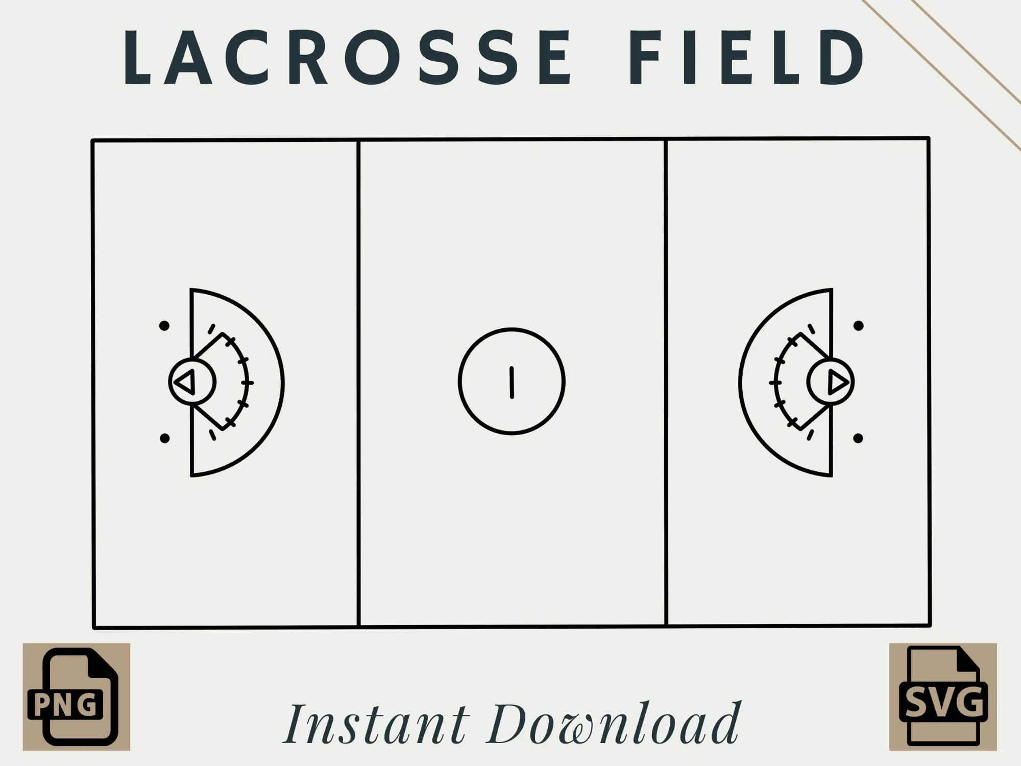 Women s Lacrosse Field PNG SVG Digital Download Printable 
