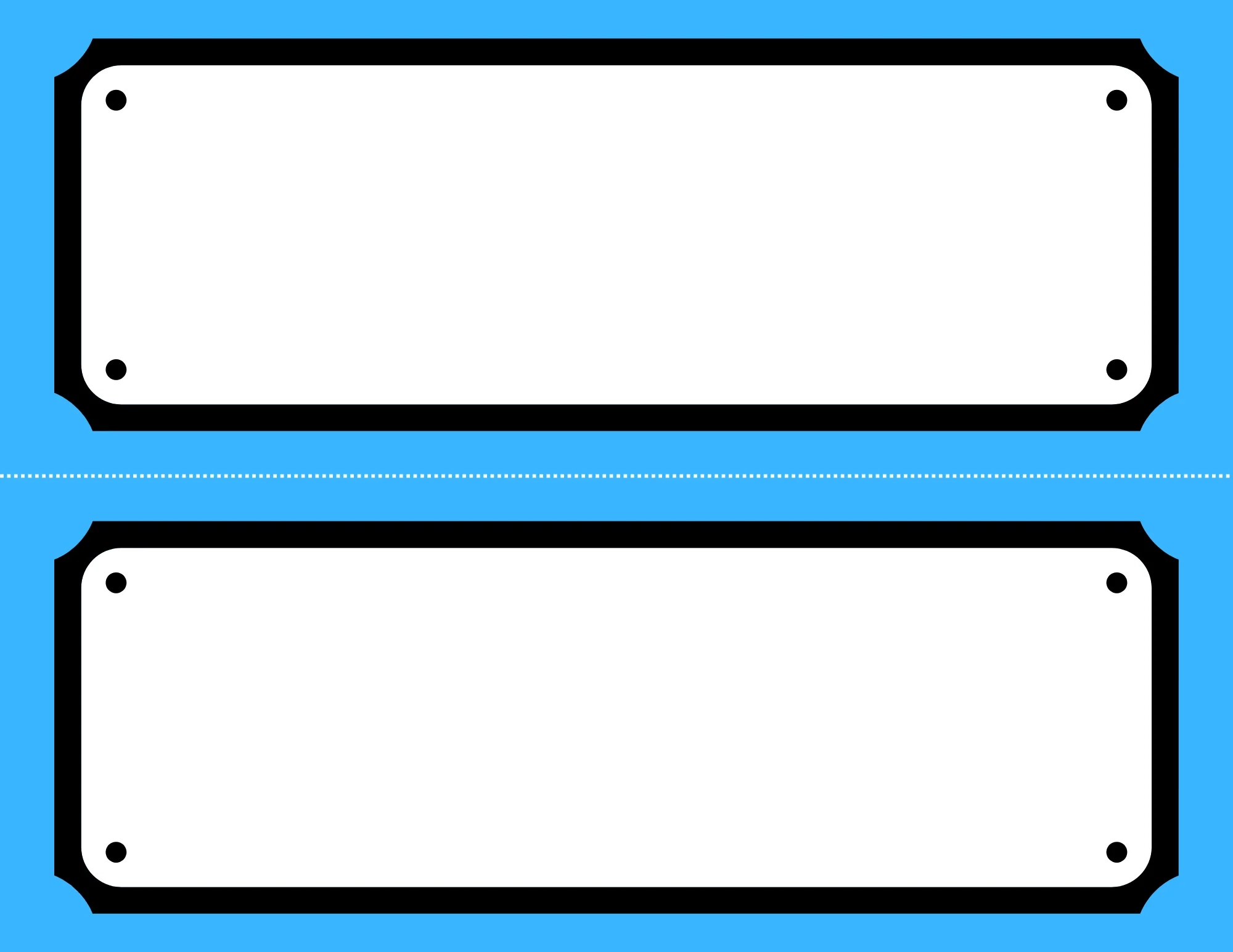 Blank Word Wall Template Printable