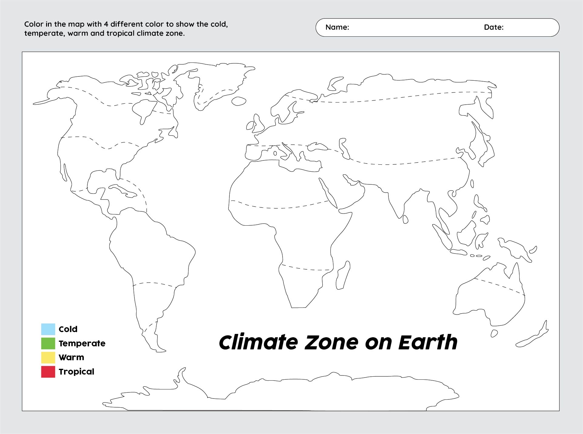 World Map Worksheet 10 Free PDF Printables Printablee