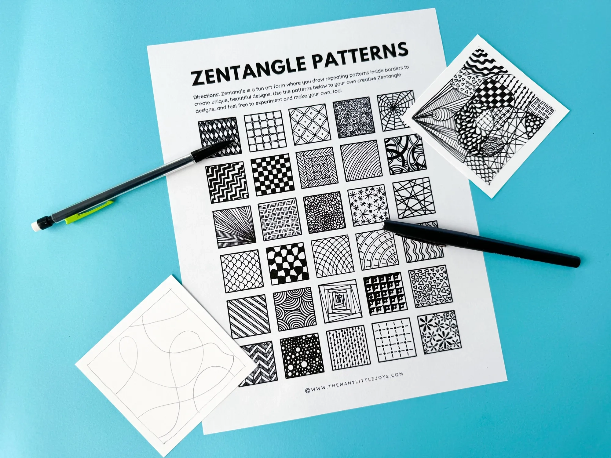 Zentangle For Kids Easy amp Fun Exploratory Art with FREE 